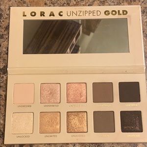 Lorac gold eyeshadow pallet